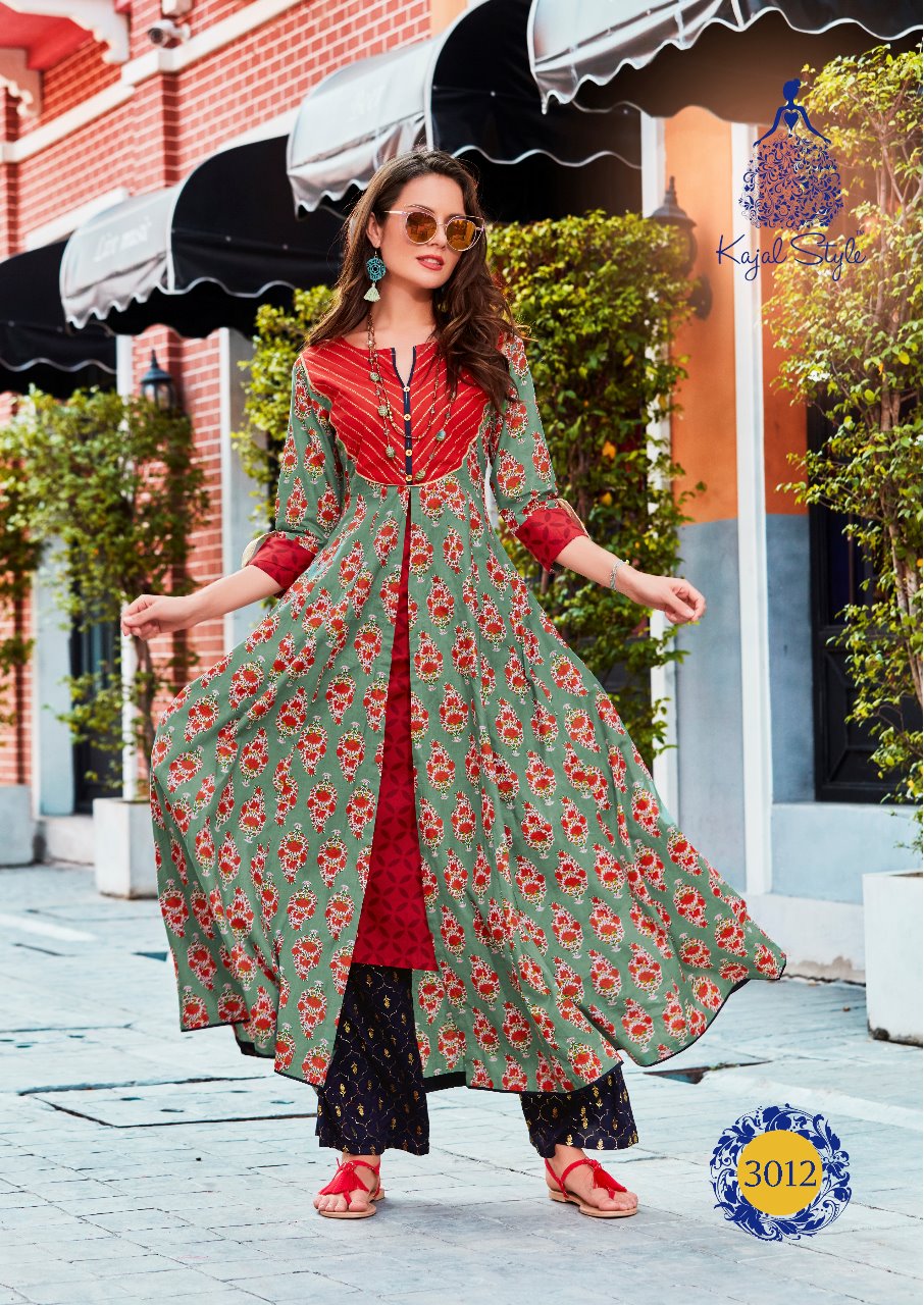 F.Season's Vol.3 Kajal Style Heavy Rayon Long Kurti F.Season's Vol.3 Kajal Style Heavy Rayon Long Kurti